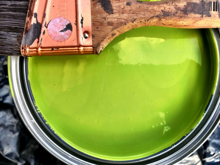 screaming green paint