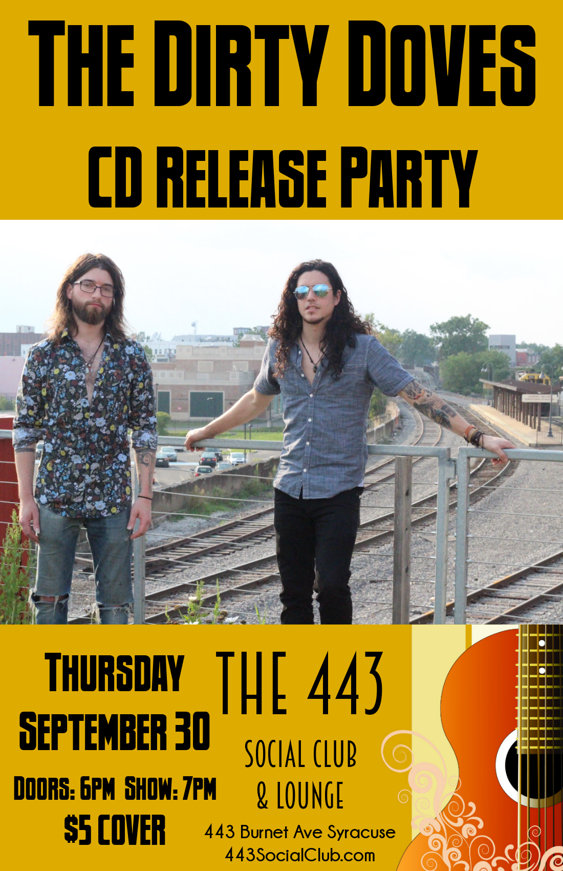 Dirty Doves CD Release Party - 9/30 - The 443 Social Club & Lounge