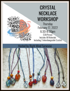 Crystal Necklace Workshop at the 443
