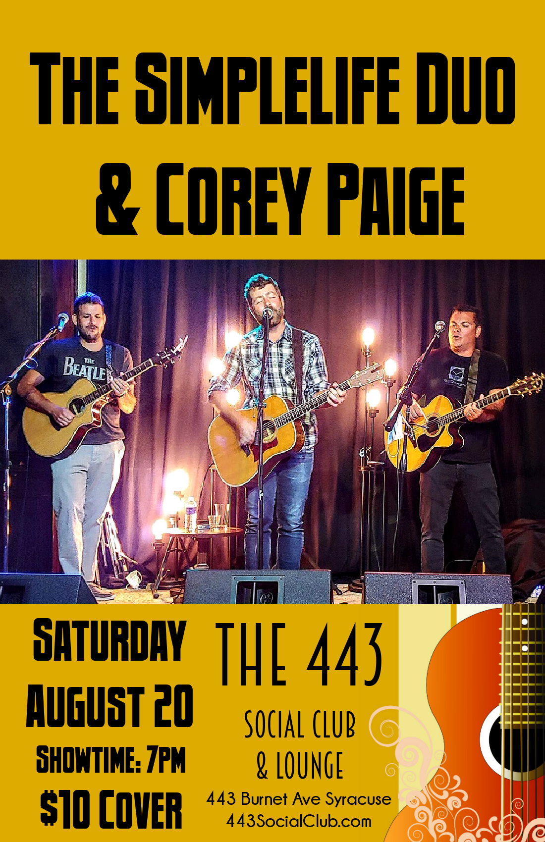 Simplelife & Corey Paige - 8/20 - The 443 Social Club & Lounge