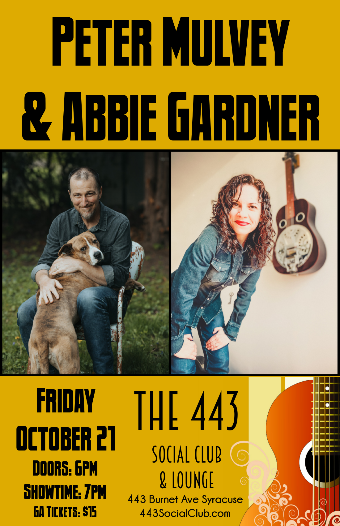 Peter Mulvey and Abbie Gardner at the 443