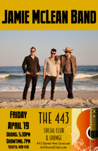 Jamie McLean band at the 443