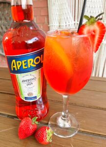 Strawberry Aperol Spritz