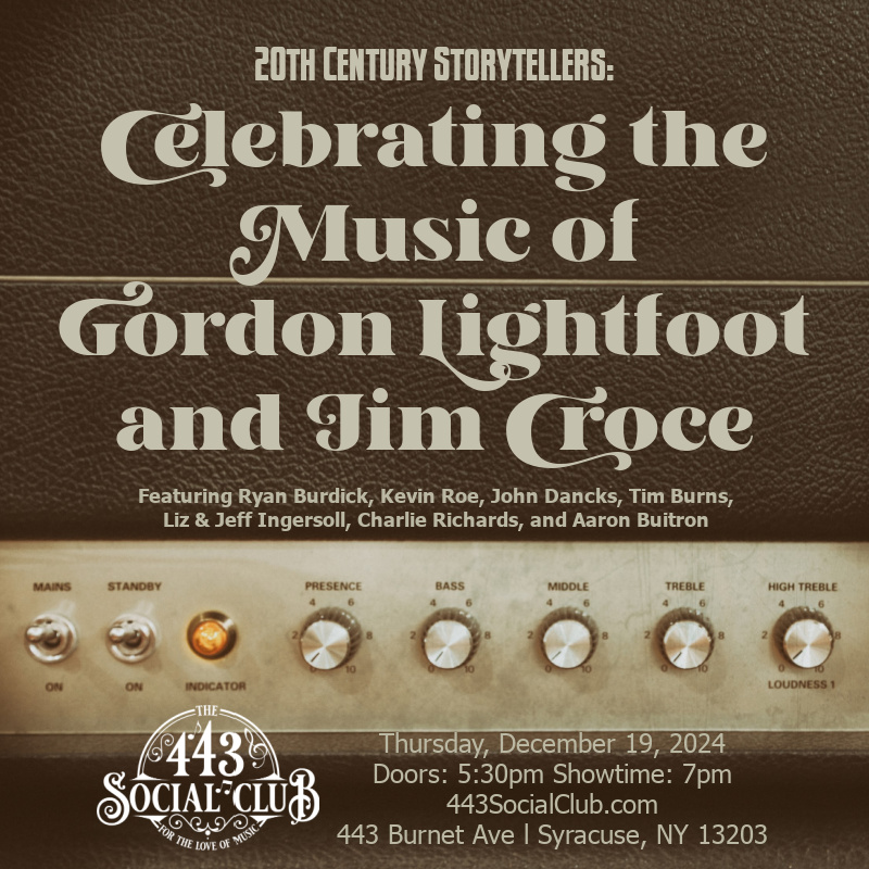 Gordon Lightfoot and Jim Croce Tribute at the 443