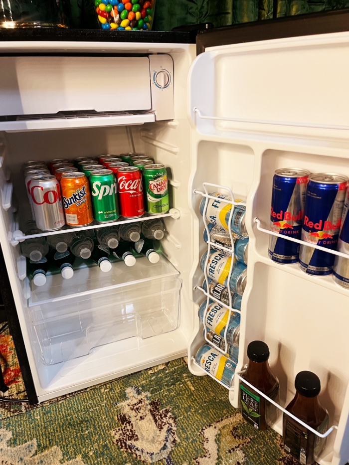 green room fridge