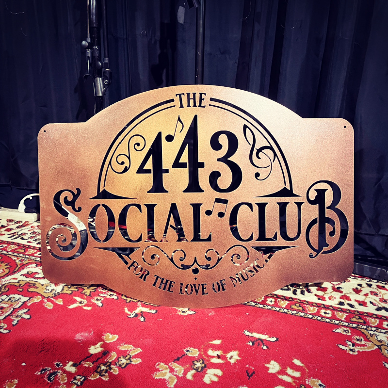 443 STAGE SIGN