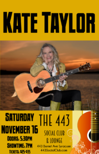 Kate Taylor at the 443